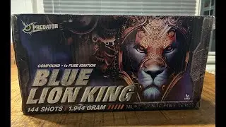 Blue Lion king 144`s (1944Gr.NEM)25MM| Lesli vuurwerk