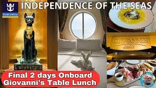 Обед в ресторане Giovanni's Table Lunch. Наши два последних веселых дня на борту Royal Caribbean ...