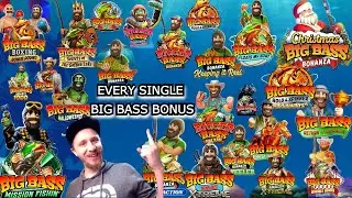Hitting A Bonus On EVERY SINGLE Big Bass Slot Machine Ever Made!!! *Bonus Hunt*