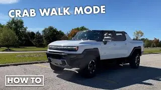 Как активировать Crab Walk на GMC Hummer EV
