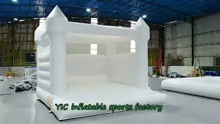 Inflatable White Wedding Bounce House Fun Bouncer Inflatable Castle for Sale Ideal for Wedding