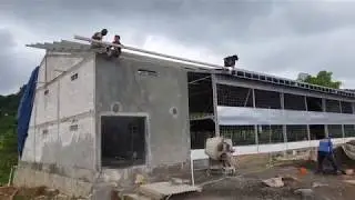 (PART 1) PEMBANGUNAN KANDANG CLOSE HOUSE 2 LANTAI FULL OTOMATIS