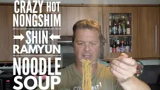 CRAZY HOT Korean Nongshim Shin Ramyun Noodle Soup & Beer