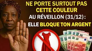 Ne porte surtout pas cette couleur au R&eacute;veillon (31/12) : elle bloque ton argent