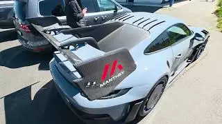 Close look at the Porsche gt3 rs with Manthey Racing aero-kit #porsche #gt3rs #mantheyracing