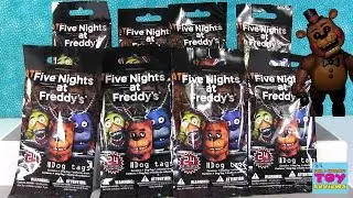 FNAF Dog Tags Blind Bag Opening Five Nights At Freddy's Toy Review | PSToyReviews