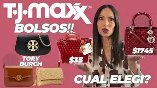 🚨 BOLSOS TORY BURCH en TJ MAXX‼️ QUE BOLSO ELEGI y QUE LLEVO EN EL? 👜