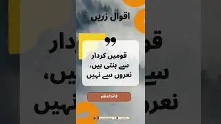 Urdu Quotes - Aqwal e Zareen - اقوال زریں || Urdu Golden Words || #shorts #urduquotes #aqwalezareen