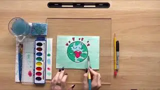How to Paint World Kindness Day Art!