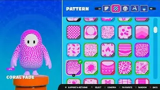 Fall Guys Fame Pass January '26 - Day 17: Just Falling All Over That Coral Fade!
