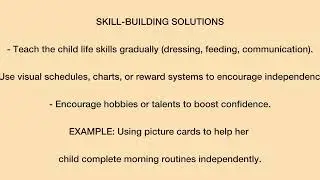 Solutions to some of the challenges || Raising a Child with Special Needs