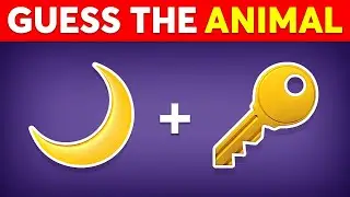 🐾 Guess the Animal Name by Emoji Challenge 🐼🐶