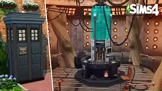 I built the TARDIS in The Sims 4 🛸 // The Sims 4 Speed Build
