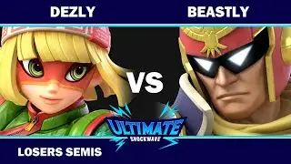 USW 131 - Losers Semis - dezly (Min Min) VS UTA | Beastly (Captain Falcon) - SSBU Ultimate
