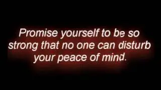 Promise Yourself Motivational Video