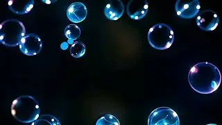 FLOATING BUBBLES Background Loop 🫧 No Copyright Background | Video 4K Video (Ultra HD)