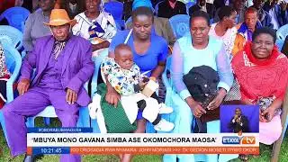 Family and friends extend congratulatory messages to the now new Kisii PSB Boss Harun Maosa
