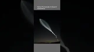 Ice Crystals: The Building Blocks of Contrails. #SpaceX #Falcon9 #RocketLaunch #SpaceExploration