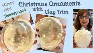 # 446 Ornaments Mirror Mist Pt.2 Jovi Clay Moulds #christmas #christmasornaments #claycraft