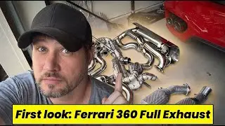 Ferrari 360 Exhaust Unboxing & REVEAL!