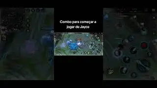 combo para come&ccedil;ar a jogar de jayce  #wildrift #leagueoflegends #academiadowildrift