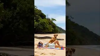 Brave Dog Saves Girl | AI Short Story | Family Friendly #ajagar #viralshort #video 😱🥶