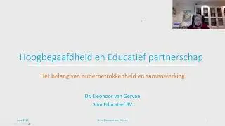 KCHB - registratie webinar educatief partnerschap