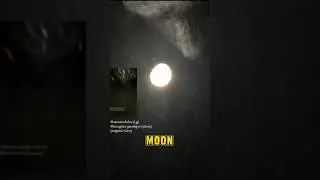Giant Face near the Moon.