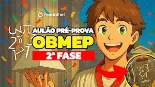 AULÃO PRÉ-PROVA OBMEP 2ª FASE 2025 | Revisão Níveis 1, 2 e 3 | Olimpíada de Matemática