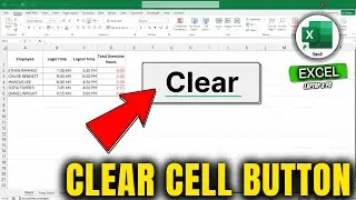 How to Clear Cell Value Keeping the Formats With Button in Excel