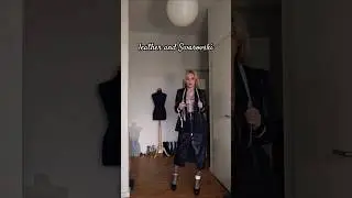 Styling #fashion #leatherlook