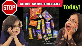 Trying Different Chocolates & Toffees | Mom & Me #themoodyduo #tastingvideo