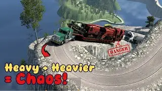 Extreme Trucking With Overweight Cargo &ndash; Double Mining Tools | LIVE ETS 2
