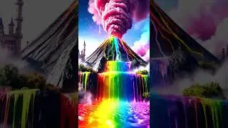 8K RAINBOW LAVA FLOW 🔥 | Ultra HD Dynamic Wallpaper ✨#klingai