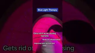 RED LIGHT VS BLUE LIGHT THERAPY #shorts
