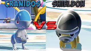 Pokemon battle revolution - Cranidos vs Shieldon