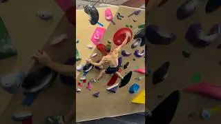 Sneaky Toehook 👀 #climbing #bouldering #indoorclimbing #training #workout