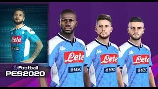 eFootball Pes 2020 Napoli Faces & Overalls | PS4