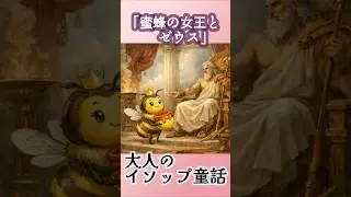 イソップ童話b「蜜蜂の女王とゼウス」&rdquo;THE BEE AND JUPITER&rdquo;日本語訳