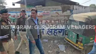 आँगनवाड़ी मे हुक्का और गाय भैस बँधी थी, DTP RS BATTH की हुई SURPRISE ENTRY | JHARSA VILLAGE GURUGRAM