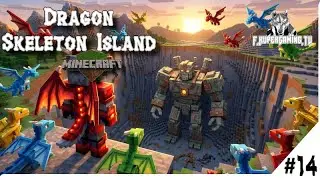 Dragon Skeleton Island- Willi ruft um Hilfe- Minecraft 2025