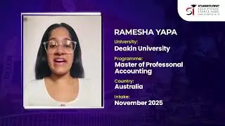 &ldquo;My Dream to Study in Australia Came True &mdash; Thanks to Students First 🇦🇺✨&rdquo; #deakinuniversity