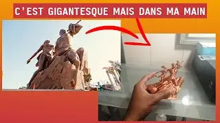 Monument de la renaissance Africaine - Afrique en Miniature #2