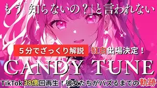 【CANDY TUNE】TikTok38億再生突破！1年越しバズの奇跡を起こした原宿発7人組アイドル！5分でざっくり解説...雑談・会話でもう「知らないの？」と言われない！T