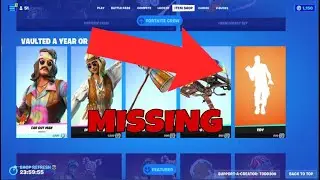 Why The Tidy Emote Got Removed From The Fortnite Item Shop!