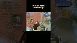 PRANK WITH TEAMMATE😂| BGMI| PUBG MOBILE| GAMER CONQ #shorts