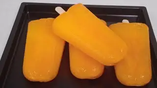 ORANGE POPSICLES/JUST 2 INGREDIENTS/SUMMER TREAT FOR KIDS