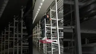 GTM aluminum shelving and picking lorry