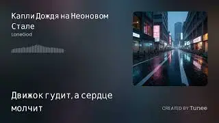 Капли Дождя на Неоновом Стале | Russian Phonk &bull; Distorted Bass & Chopped Vocals &bull; Dark Night Drive