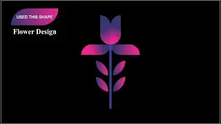 Flower Design In Adobe Illustrator Tutorials  || With Zakki Graphics ||